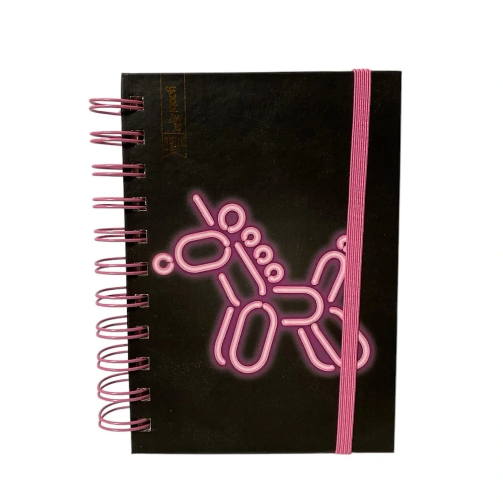 Yoobi Unicorn Spiral Notebook Pink Hardcover Journal 5.9 in X 4.1 in Stationery